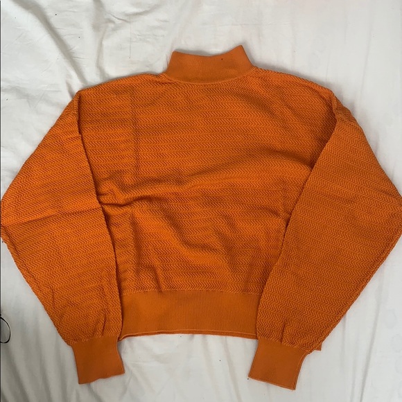 Orange Knit Sweater - Picture 1 of 1